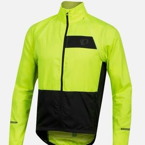 Pearl Izumi Elite Escape Convert Jacket Screaming Yellow Black Size Large